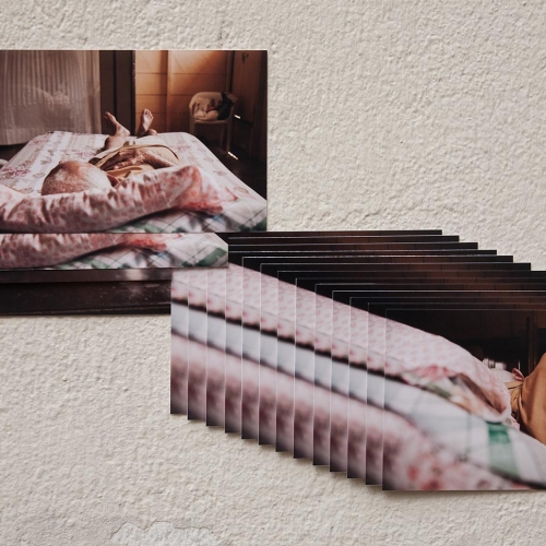 "José # 9" de la serie "José" / Técnica: fotografía digital y collage / Dimensiones de la obra: 42 x 25 cm. / El fondo no hace parte de la obra.