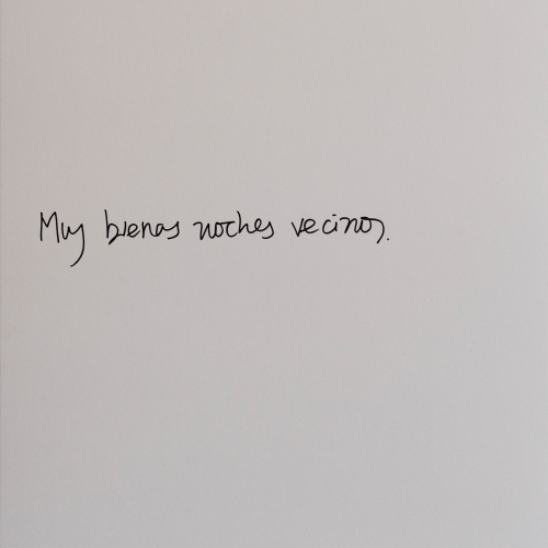 "Estado de calle. Tercera parte, pieza # 1" / Técnica: intervención sobre papel / Dimensiones de la obra: 25 x 35 cm.