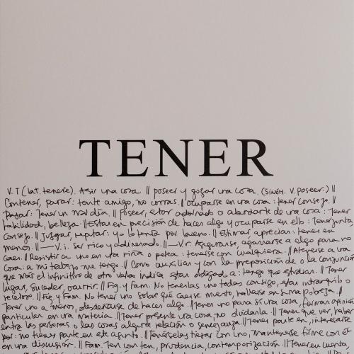 "Estado de calle. Quinta parte, pieza # 2" / Técnica: intervención sobre papel / Dimensiones de la obra: 25 x 35 cm.
