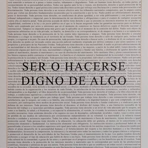 "Estado de calle. Quinta parte, pieza # 6" / Técnica: intervención sobre papel / Dimensiones de la obra: 25 x 35 cm.