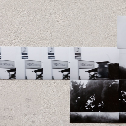 "José # 18" de la serie "José" / Técnica: fotografía digital y collage / Dimensiones de la obra: cm. / El fondo no hace parte de la obra.